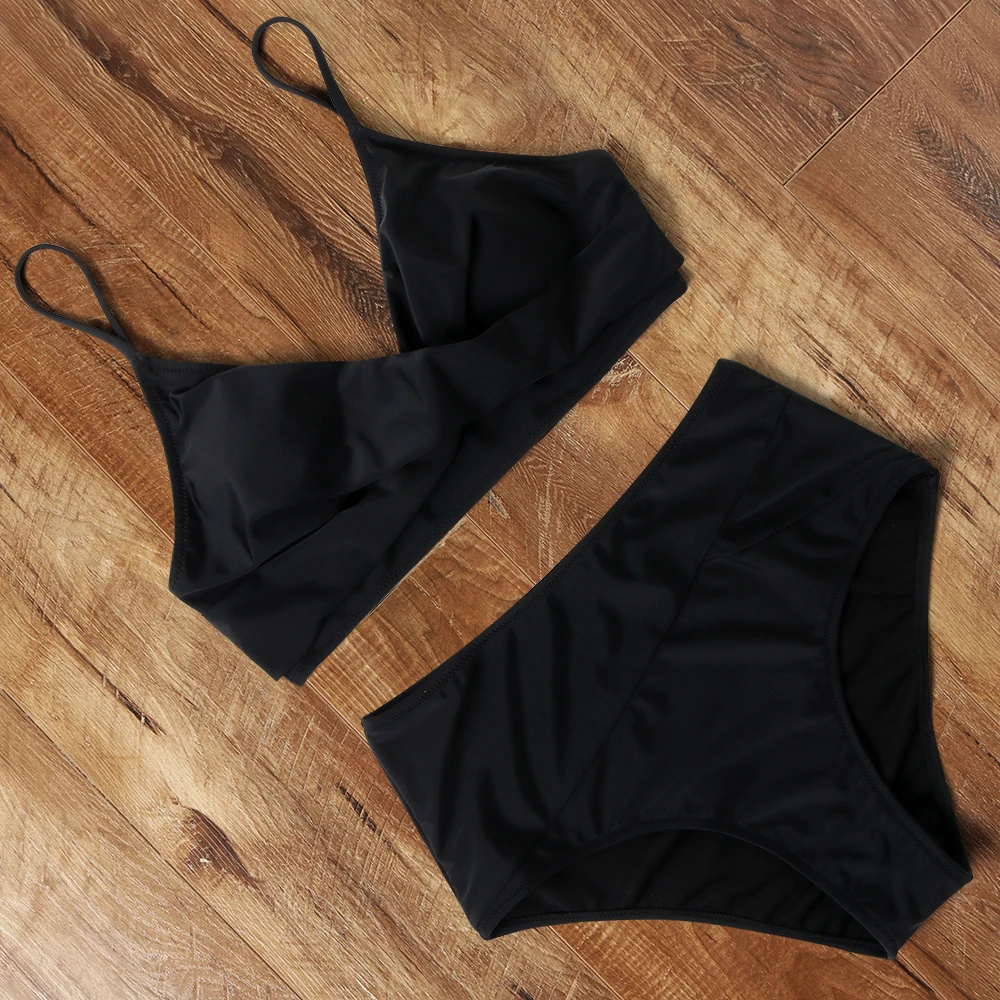 Распродажа стильные женские купальники по низкой цене 2021 бикини с высокой талией