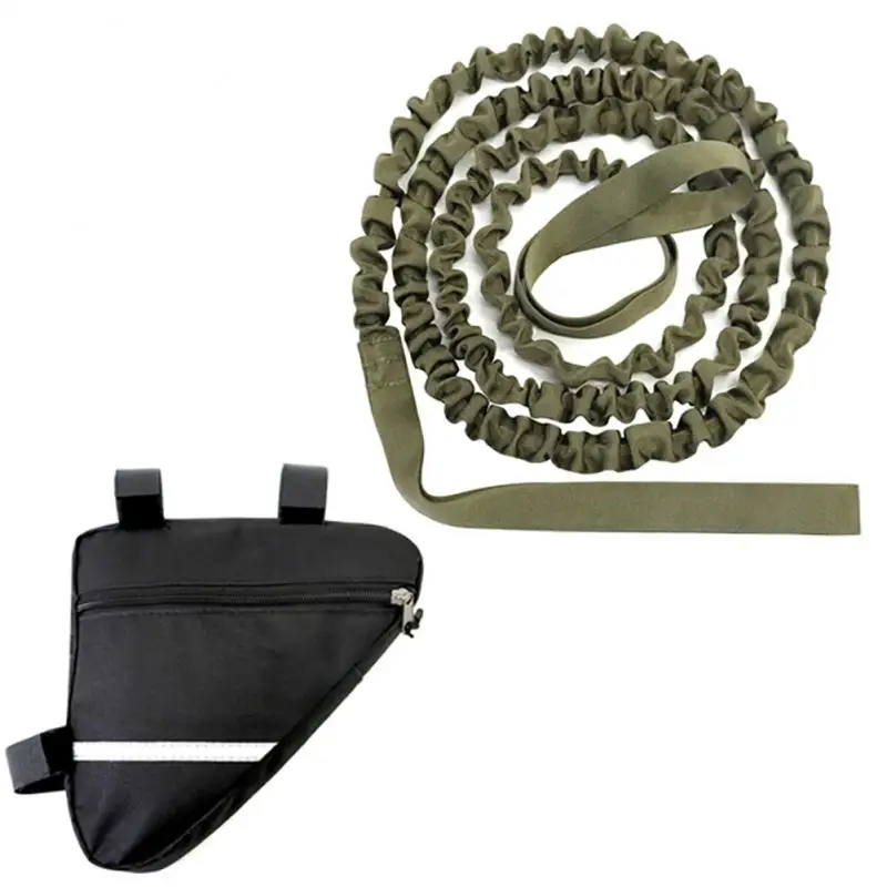 

4.5M Heavy Duty Bike Tow Cable Towing Pull Rope Strap Hooks Van Mountain Bike Parent-Child Rally Rope Portable Tow Rope+bike Bag