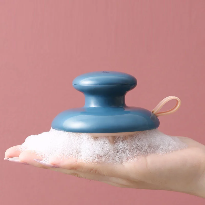 Silicone Shampoo Head Scalp Massage Brush Body Hair Washing Comb Bath SPA Shower | Красота и здоровье