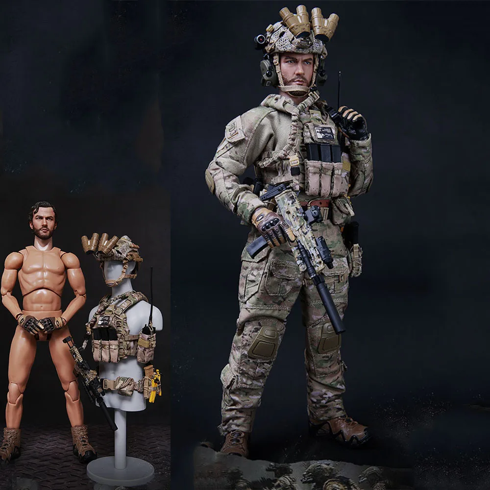 

Mini Times Toys 1/6 Scale US Army New Seal Team M010/M011 12'' Soldier Action Figure Model Full Set Toys for Fans Collection