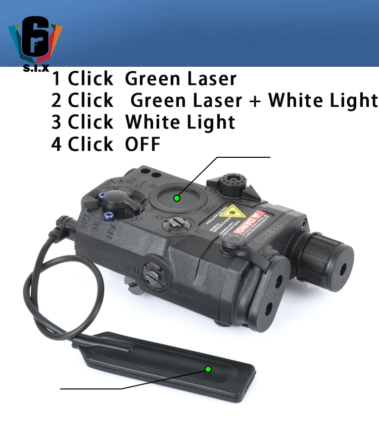 Тактический PEQ 15 Red Dot лазерный белый светильник для 20-мм вспышка без ИК