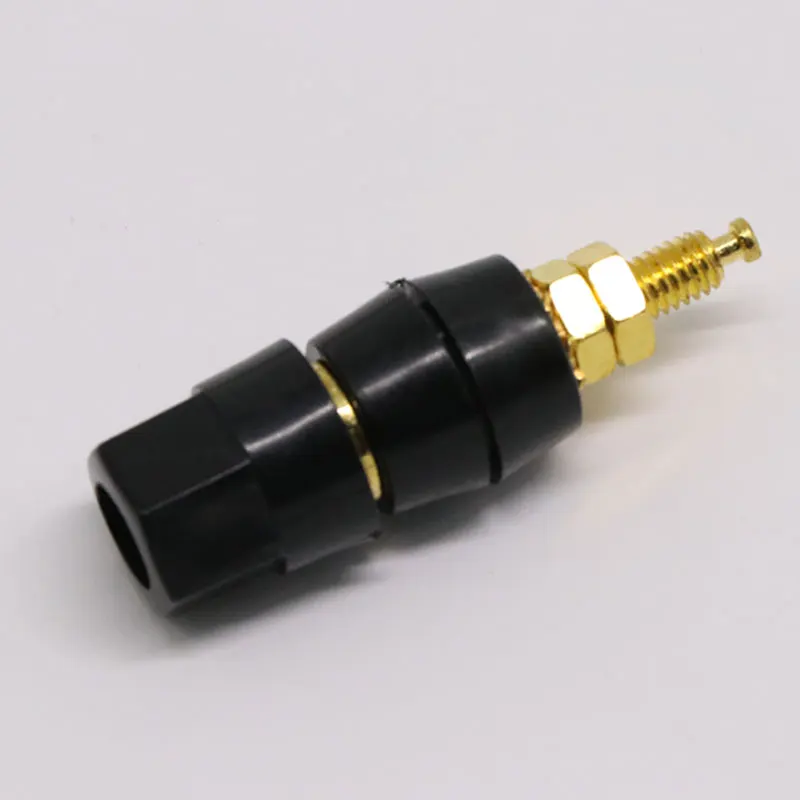 

M5x50 4mm Wire Binding Post Copper Banana Socket Plugs Power Amplifier Speaker Terminal Cable Splice Jack Nut Single Connector