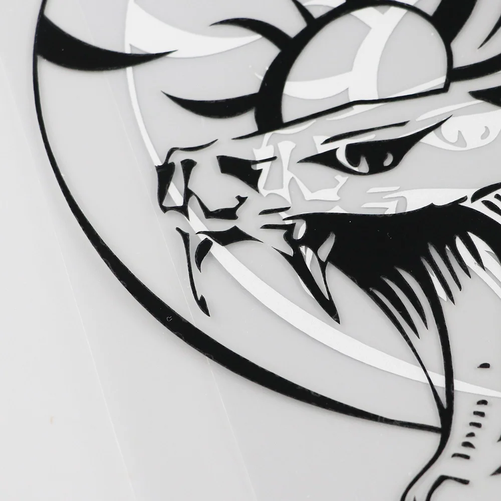 YJZT модная Змея мистическая Випер наклейка с драконом виниловая Автомобильная