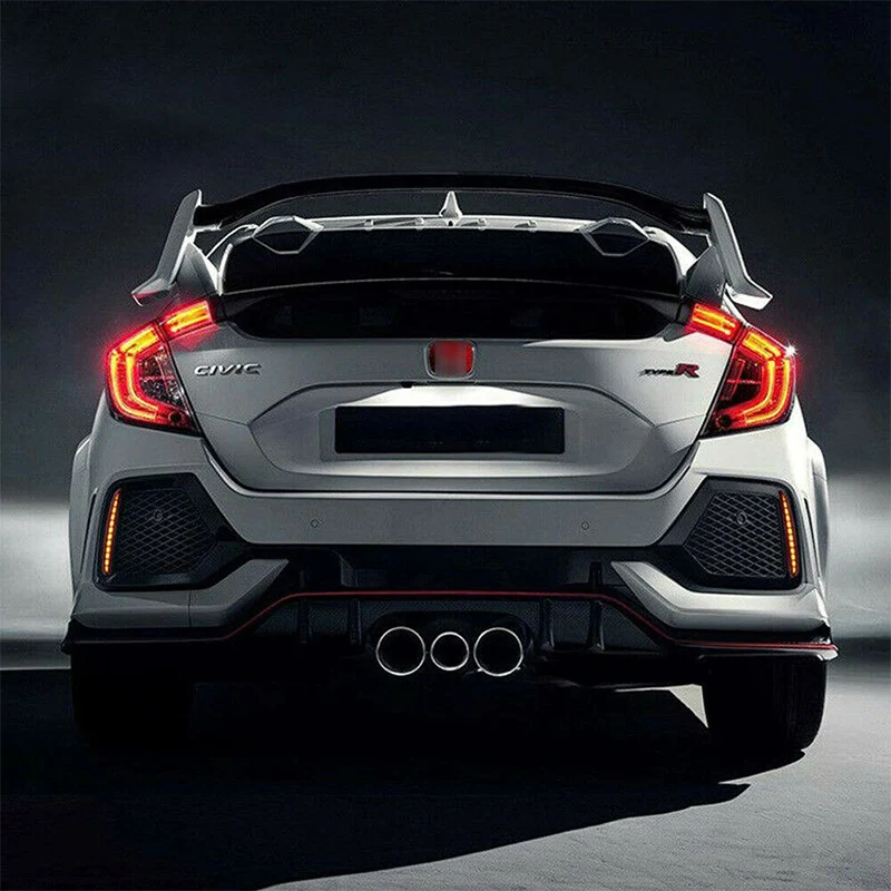IJDM для Honda Civic Hatchback Многофункциональный светодиодный задний бампер задний противотуманный Автомобильная лампочка стоп-отражатель