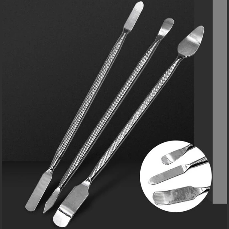 

3pcs Repair Opening Pry Hand Tool Kit Blade Smart Phone Tablet PC Metal Spudger Scraper Disassemble Tool Set