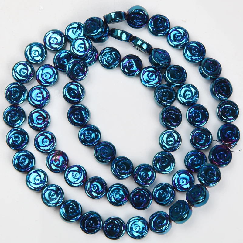 Круглые блестящие стеклянные бусины для браслета 30 шт. 10 мм | Украшения и