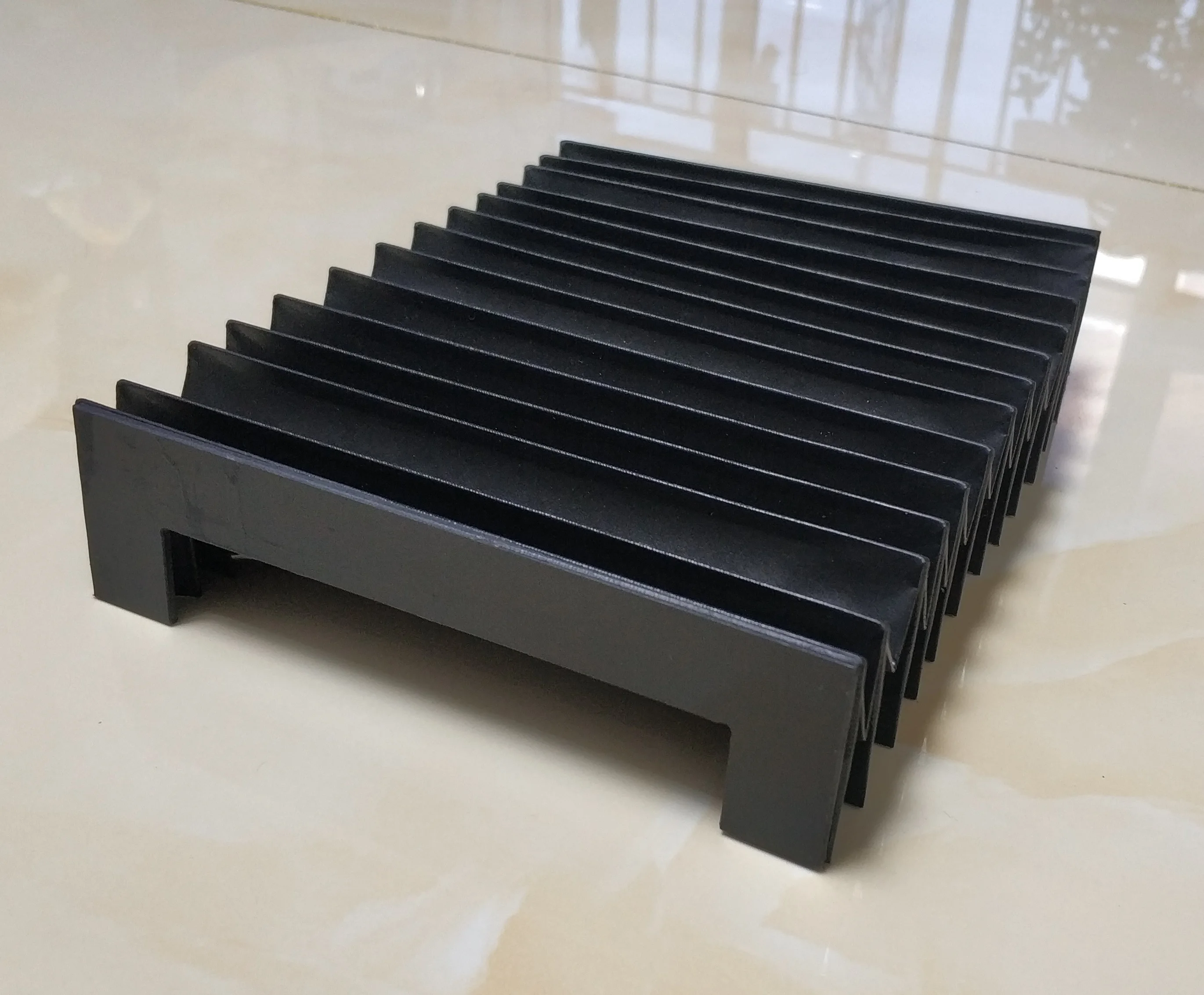 Нейлоновая ткань аккордеон ЧПУ станок Инструменты защита сильфона W 400 мм x H 60 Lmax