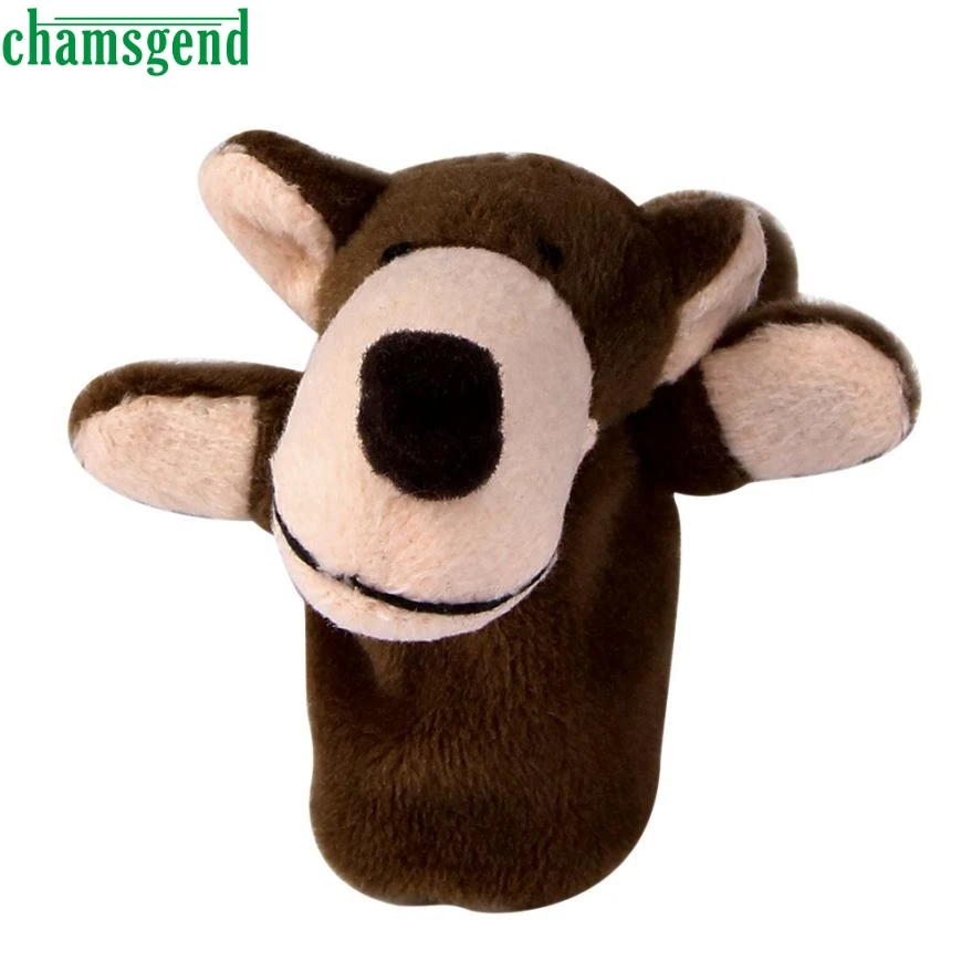 3 шт животных пальчиковые игрушки из плюша ребенка раннее развитие подарок 9