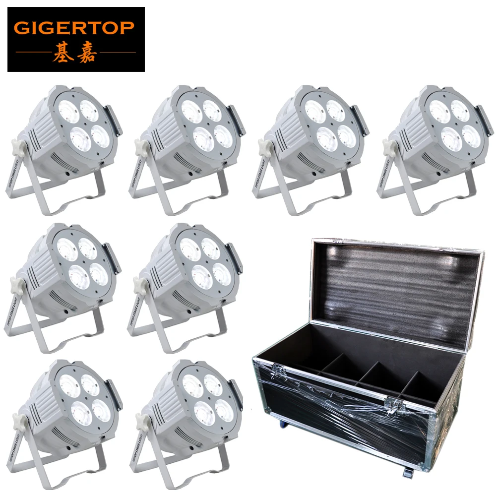 

Stage Lights 200W COB LED Spotlights Warm White & Cold White Par Lights, DMX/Master-Slave DJ Lights, Spotlight Barndoor Optional