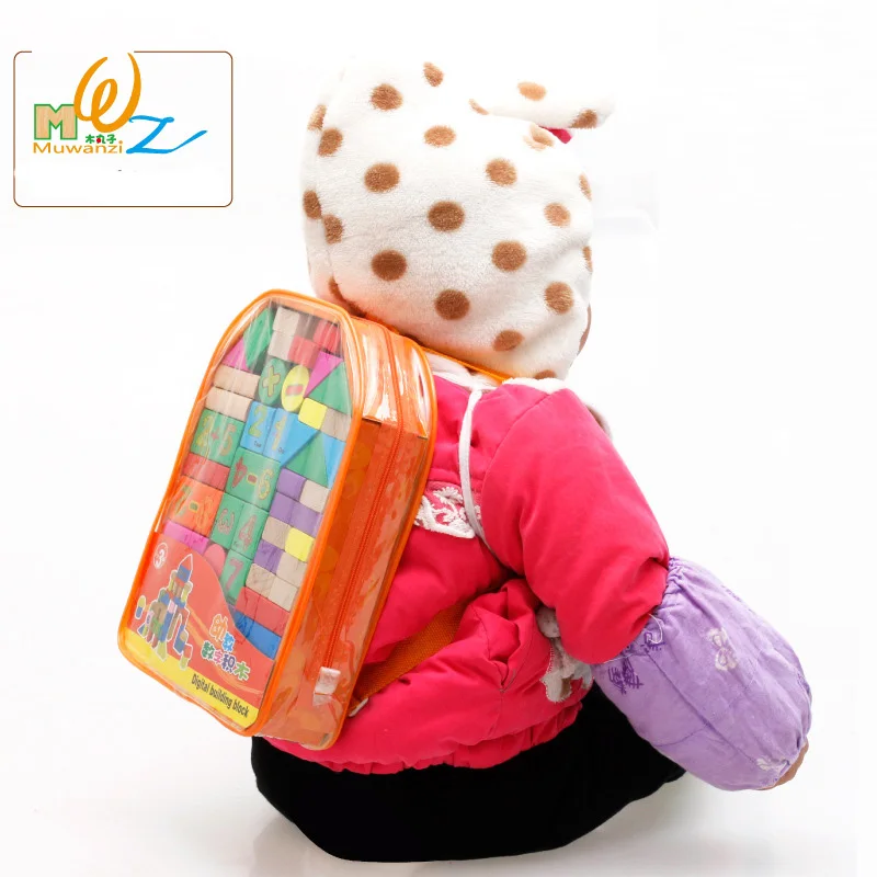 Детский Деревянный конструктор с английским алфавитом 36 шт. набор строительных