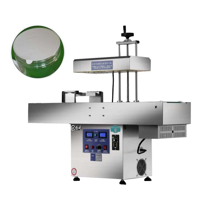 

PBOBP Vertical Electromagnetic induction aluminum foil sealing machine Large diameter honey glass bottle plastic cap Aluminum