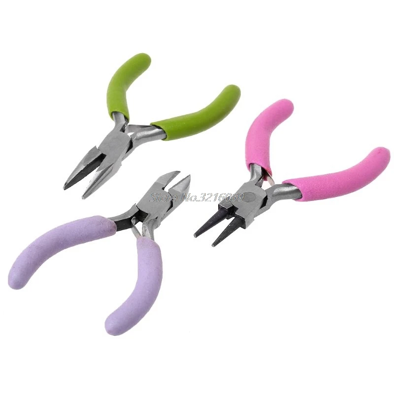 3 шт./компл. мини ювелирные бусы инструменты для изготовления кусачек