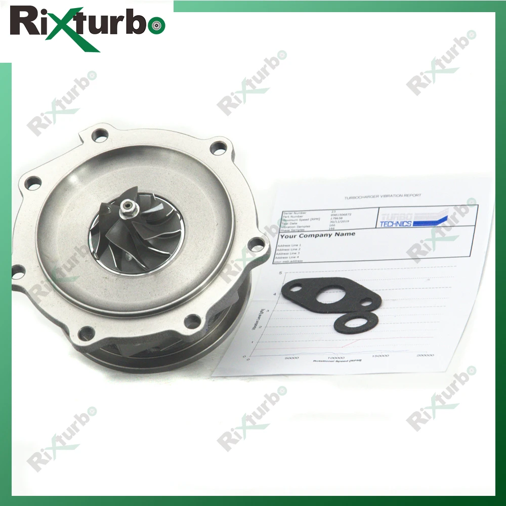 Новый сбалансированный турбозарядный картридж RHF3 VIHN 8981506872 для ISUZU D MAX TFR/TFS 4JK1 TC 2013