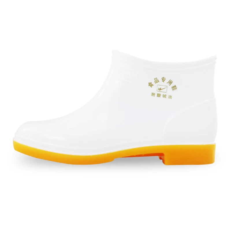 White Water Shoes Low-Cut Ingot Port Kitchen Work Anti-Slip Oil Boots Car Washing Garden Chef Female Plus Size 35-45 |