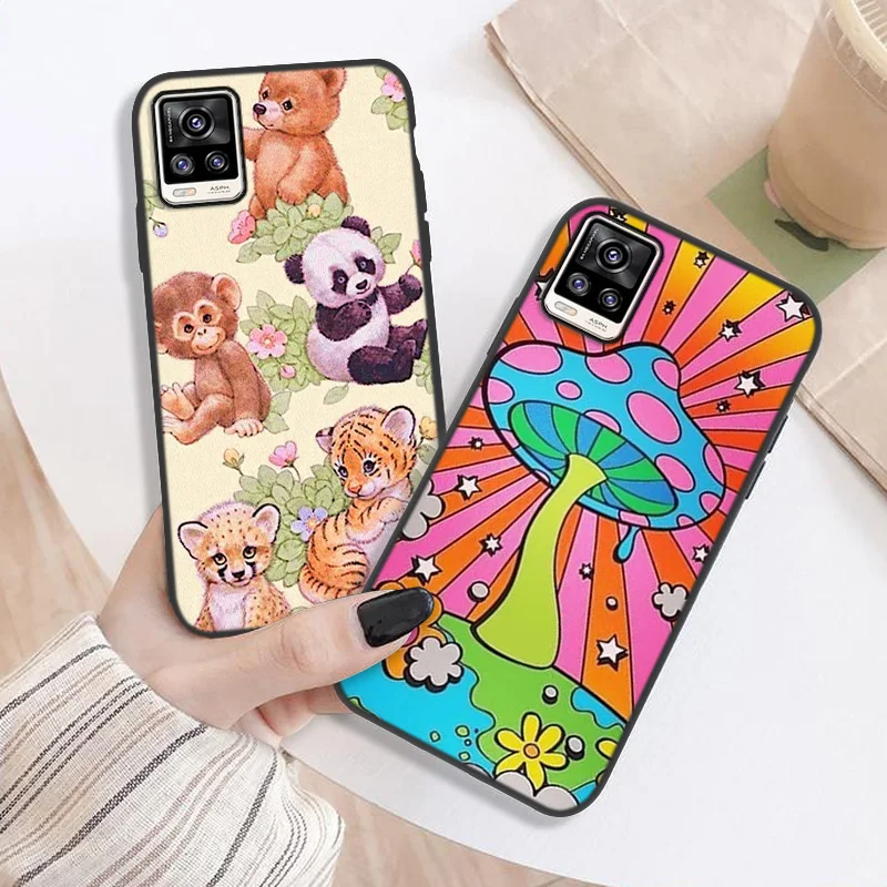 

S1 Pro Case for Vivo V17 V15 Pro V20 SE V7 Plus V9 V11 Z1 Z5X 2019 Z6 S6 S7 Coque Soft Silicone Love Heart Painted Phone Cover