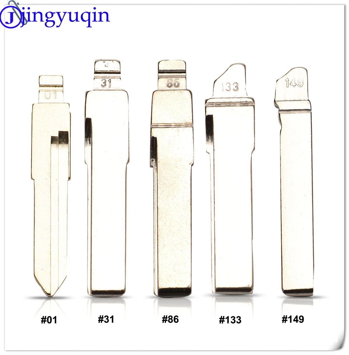 Jingyuqin#01#31#86#133#149 Автомобильный ключ для Audi VW Polo Passat B5 TIGUAN Golf Santana сидение BORA Skoda HU66 авто ключ пустой