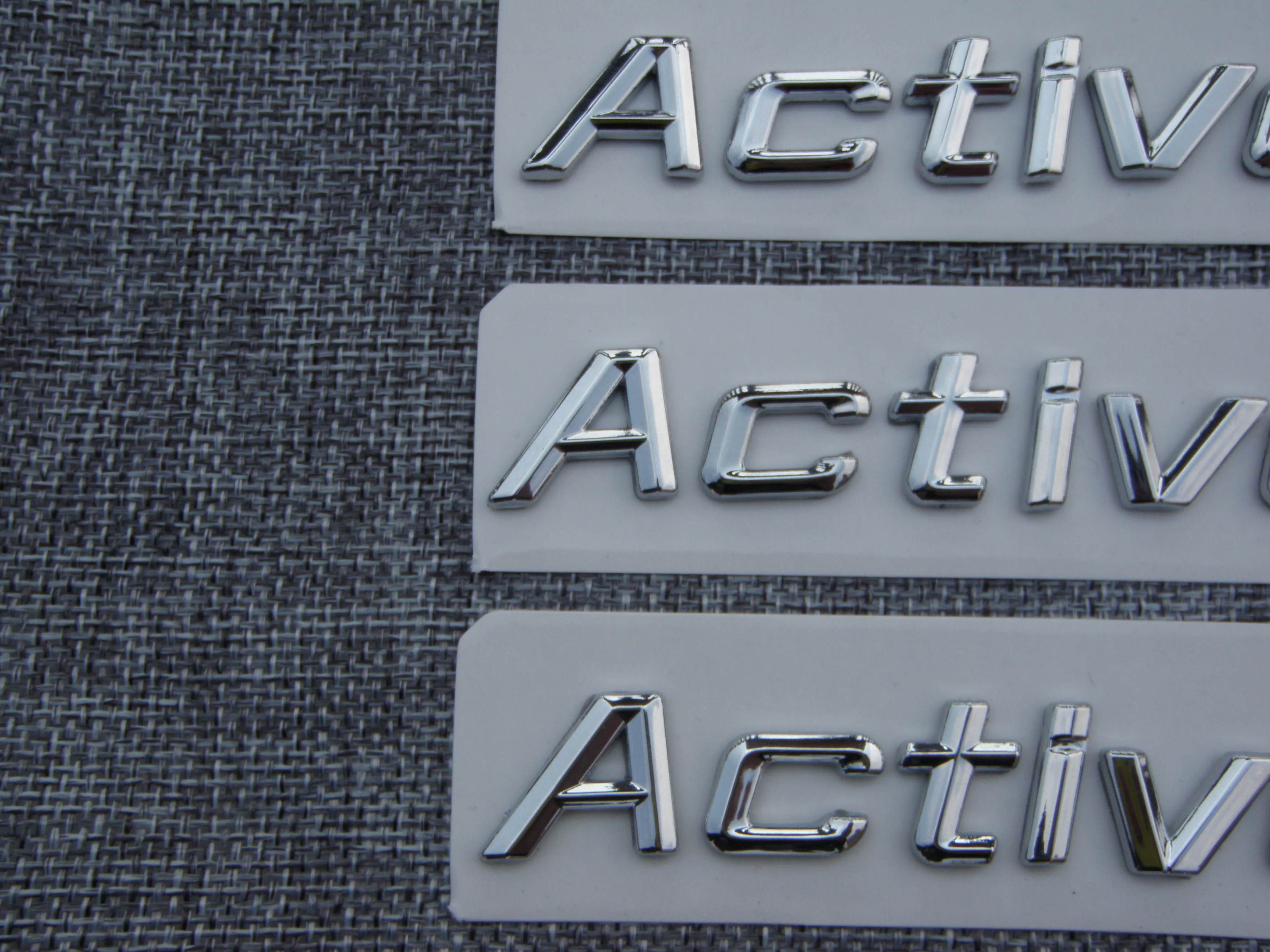 Chrome Shiny Silver Plastic ABS Car Trunk Rear Sides Letters Badges Emblems for BMW Active Hybrid 1 2 3 4 5 6 7 8 |