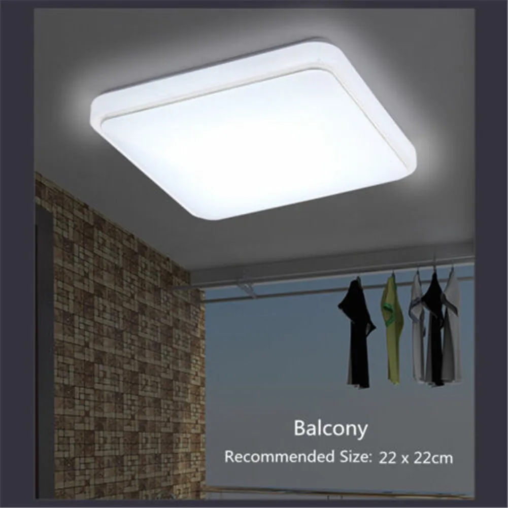 

Ultra Thin Modern LED Ceiling Light led Panel Light Mount Flush Square led Down Light Bedroom Living room Lamp 24W