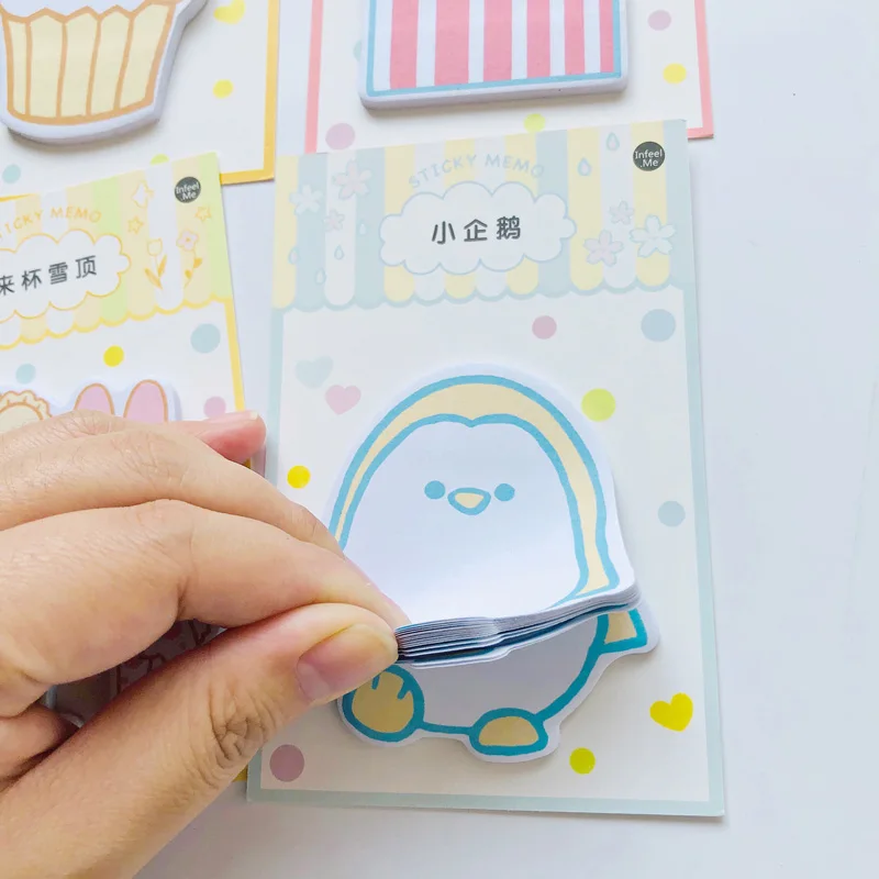30 страниц Kawaii пингвин снежный кролик блокнот наклейка для планировщика школьные канцелярские принадлежности стикеры блокнот