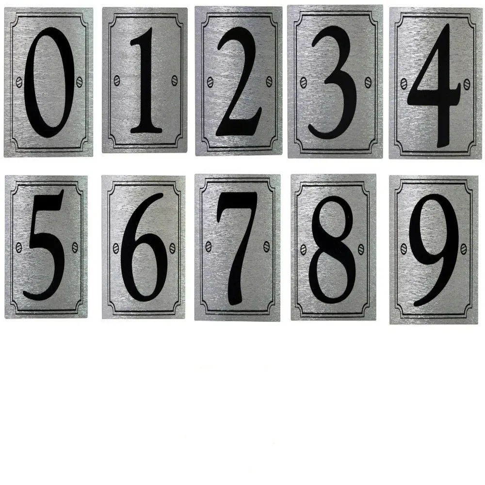 

Customized Personality modern aluminum-plastic board Home Number Sign x 1 pcs