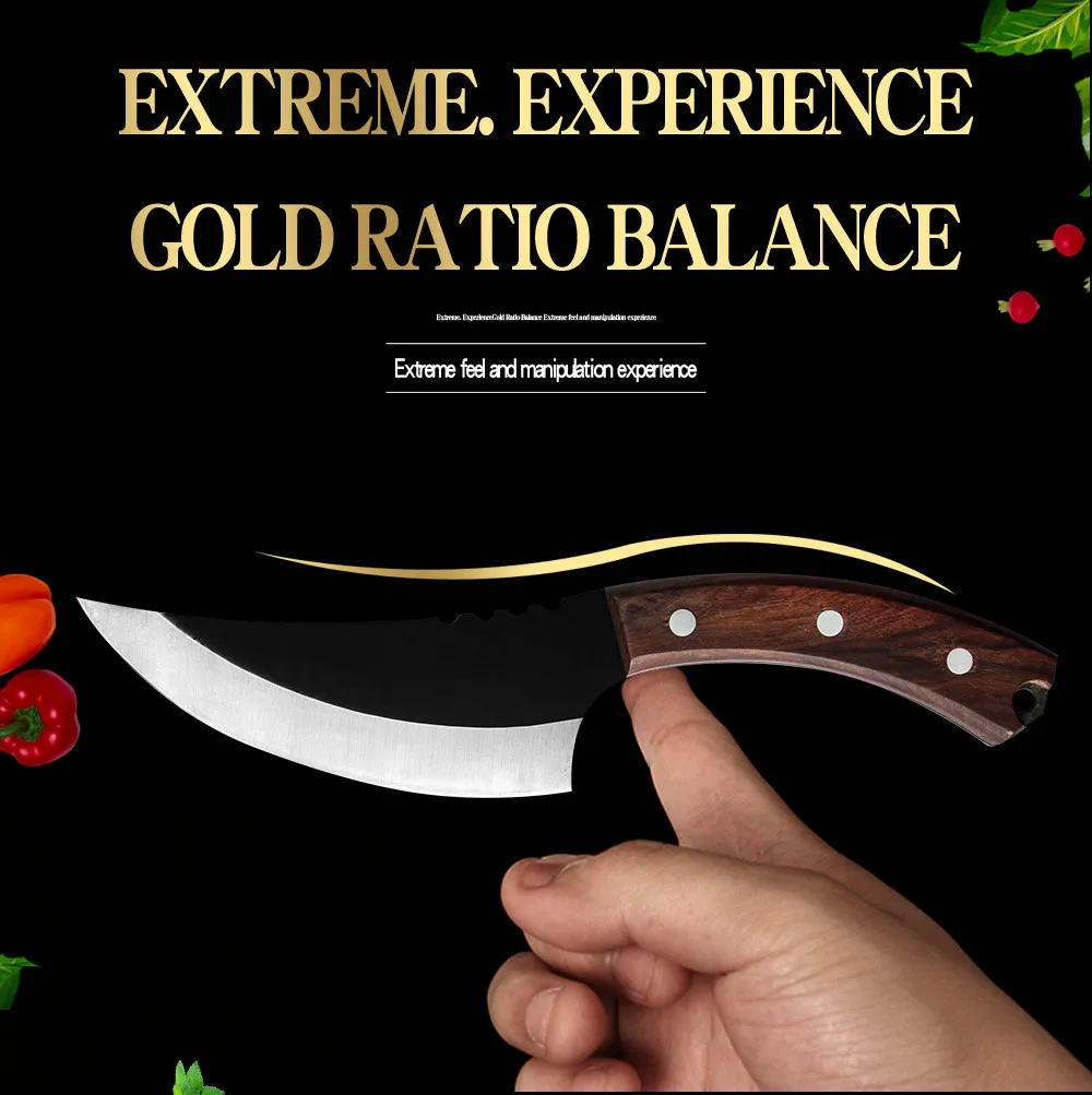 XYj 4cr13 Stainless Steel 5.5'' 6.5'' Kitchen Boning Knife Chef Tool Butcher Meat Cleaver Deboning Outdoor Survive Cutlery | Дом
