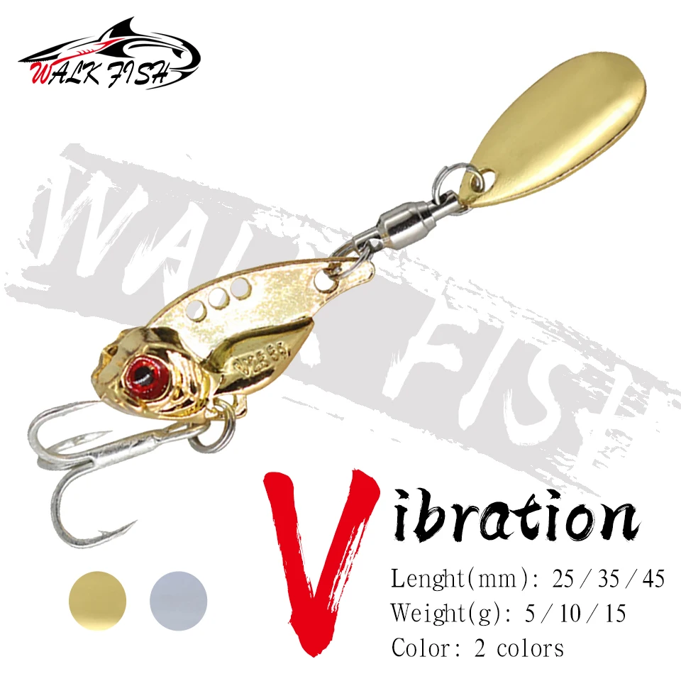 

Ходить рыбы 5G/10 г/1 5G металлическая Вибрирующая Приманка вибрации опускается на дно рыболовная приманка вращающийся вращающаяся блесна крю...