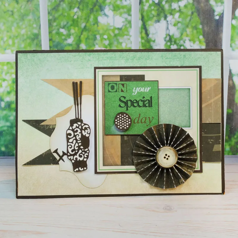 Инструмент для рыбалки и гольфа металлические трафареты резки инструмент