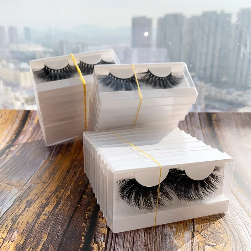 Free DHL Shipping Cruelty Free Rainsin For Beauty Wholesale 25mm 3D Mink Eyelashes In Bulk No Box  Dramatic Fake Eye Lashes