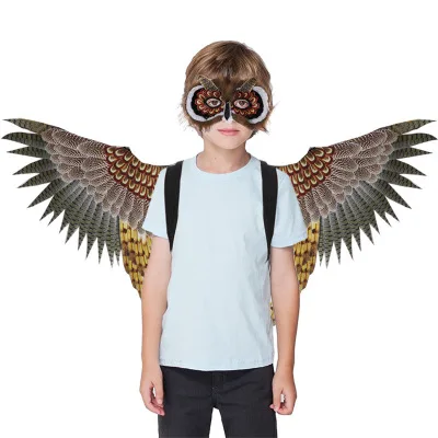 

COSPTY OWL SUIT FOR KIDS WITH MASK/WING