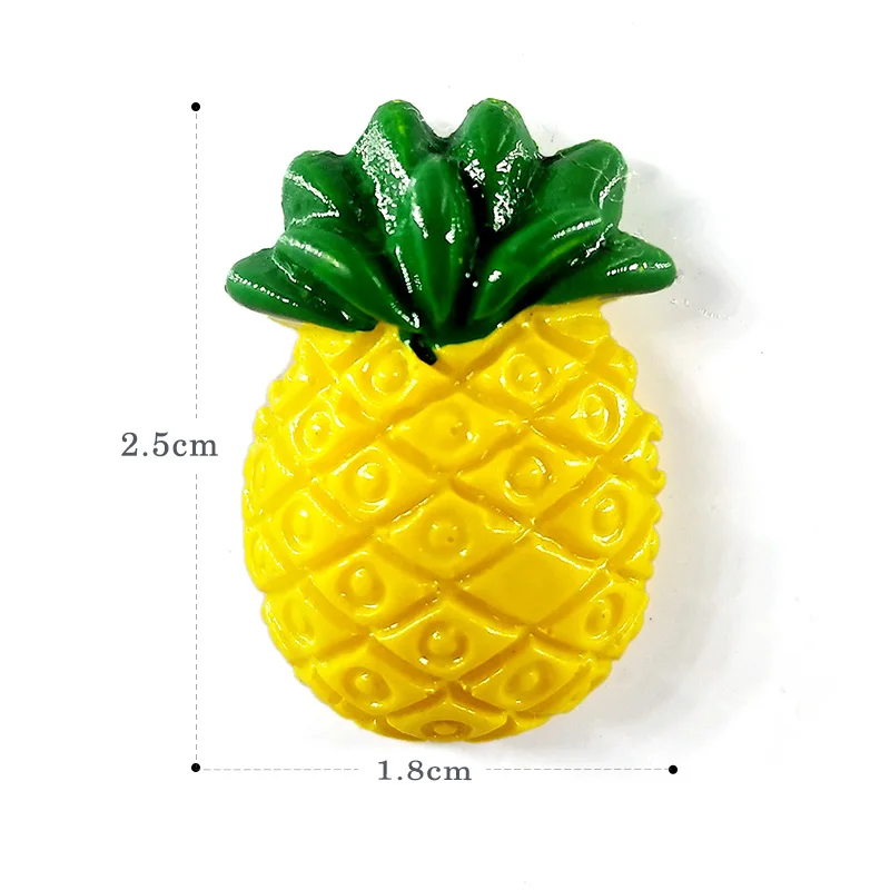 10 шт. магниты на холодильник с ананасом мультяшная модель наклейки доску