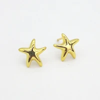 s925 sterling silver classic ladies starfish earrings european and american popular ladies holiday gifts