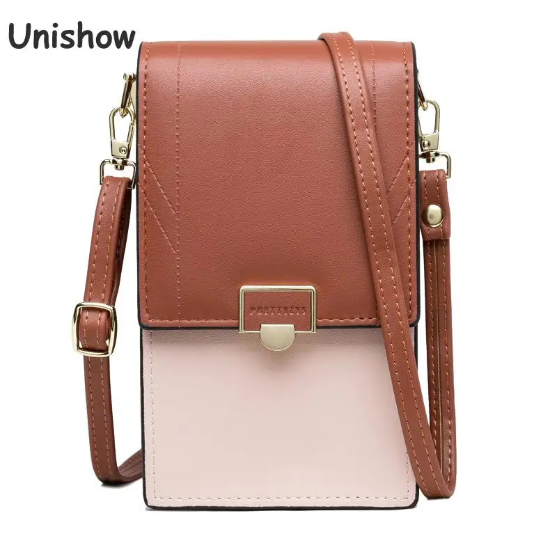 Мини сумки на плечо для женщин женский кошелек телефона брендовые дизайнерские