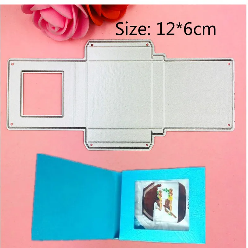 

1pc 3D Box Metal Cutting Die Stencil for DIY Scrapbooking/Photo Album Decorative Embossing Paper Cards