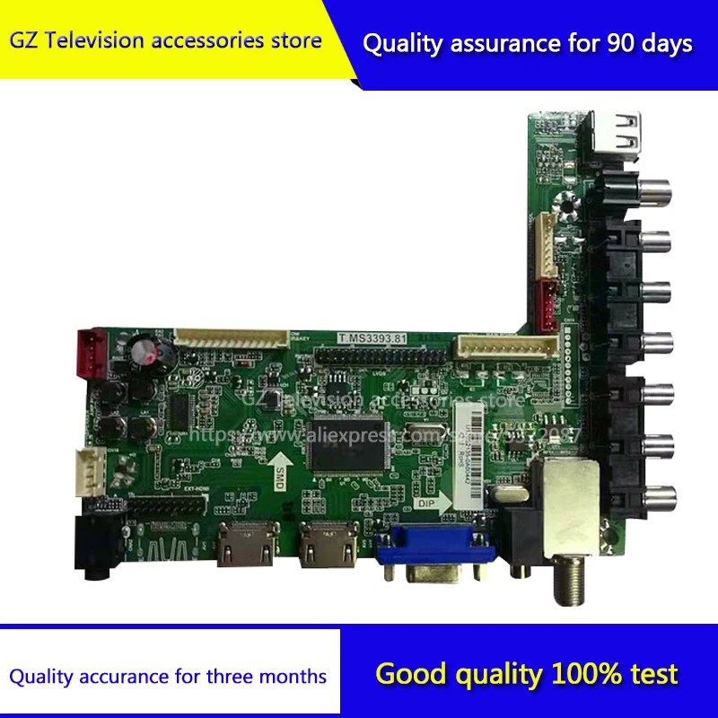 Хорошее качество Материнская плата LCD TV T.MS3393.81|Органайзеры для кабеля| |