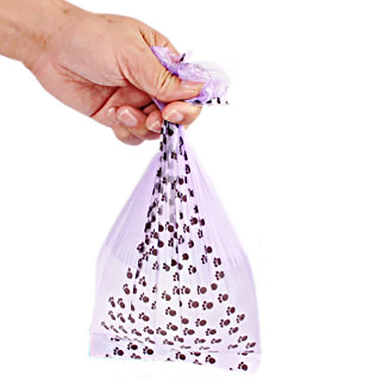 10 цветов мини-мешок для домашних собак одноразовый пластиковый мешок мусора с