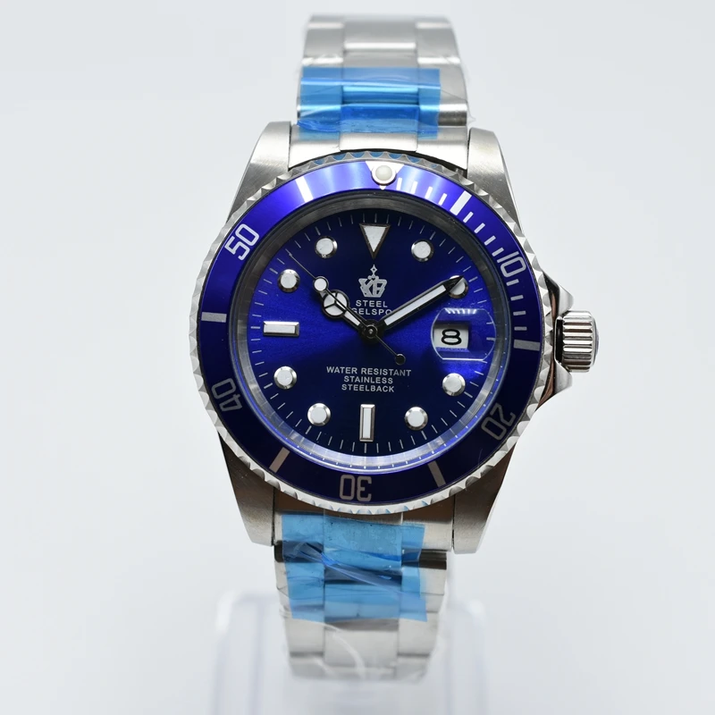 

STEELBAGELSPORT classic ceramic ring stainless steel mechanical men watch dropshipping luxury day date men automatic watch gifts