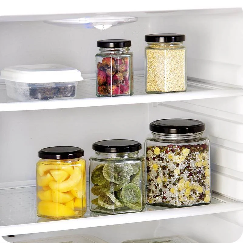 Кухонная многофункциональная герметичная банка прозрачная стеклянная бутылка