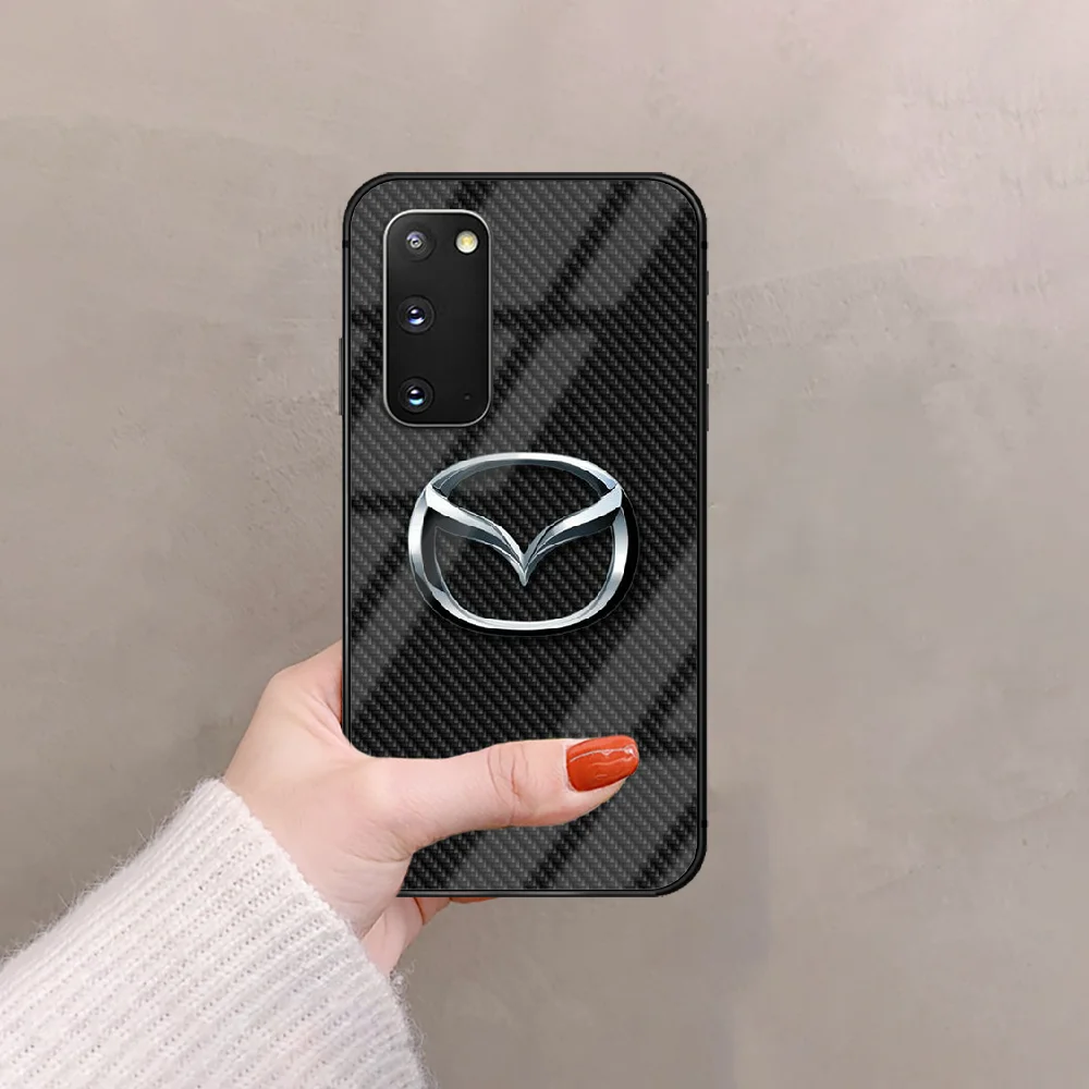 

Sport Car Mazdas Phone Tempered Glass Case Cover For Samsung Galaxy A M 10 12 20E 21 31 40 50 51 52 70 71 72 Silicone Luxury