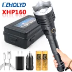 XHP160.2 1000000LM самый яркий 16-ядерный светодиодный фонарик Power Bank 10000mah фонарик Usb Перезаряжаемый Аккумулятор 21700 масштабируемый