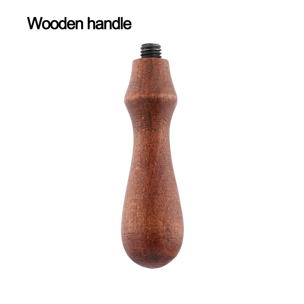 Wooden handle Деревянная восковая уплотнительная ручка для штампа, латунная уплотнительная восковая штамповочная головка, ретро Палисандр Ручка, восковая уплотнительная Медная головка для скрапбукинга - Цвет: Wooden handle