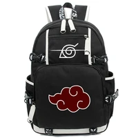 anime cosplay backpack akatsuki sharingan student school shoulder bag teentage travel rucksack