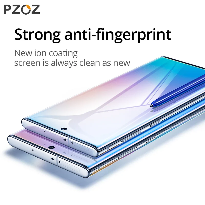 PZOZ Гидрогелевая пленка для samsung Galaxy Note 10 Plus A80 A90 Полный экран протектор Galaxy Note10 Защитные Мягкие гидрогелевые пленки