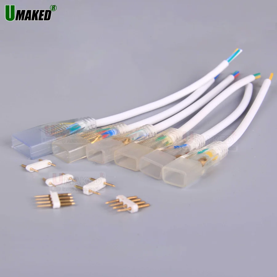 

8mm 10mm LED Fixing Mounting Clips For 220V 5050 2835 Waterproof LED Strip Clips Light Connector Cable Clips For LED Tape