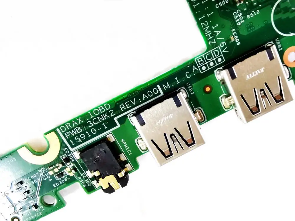 Оригинальный Для DELL Inspiron 11 3168 звуковая плата USB доска ПРБ 3CNK2 15910 1 испытанное