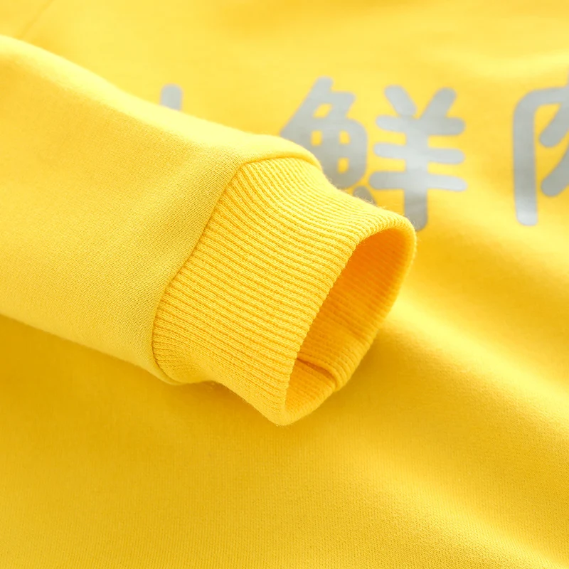 DE PEACH Baby Girls Boys Sweatshirts Winter Spring Autumn Children's Sweatshirt Chinese Printed Sweater New Kids T-shirt Clothes |