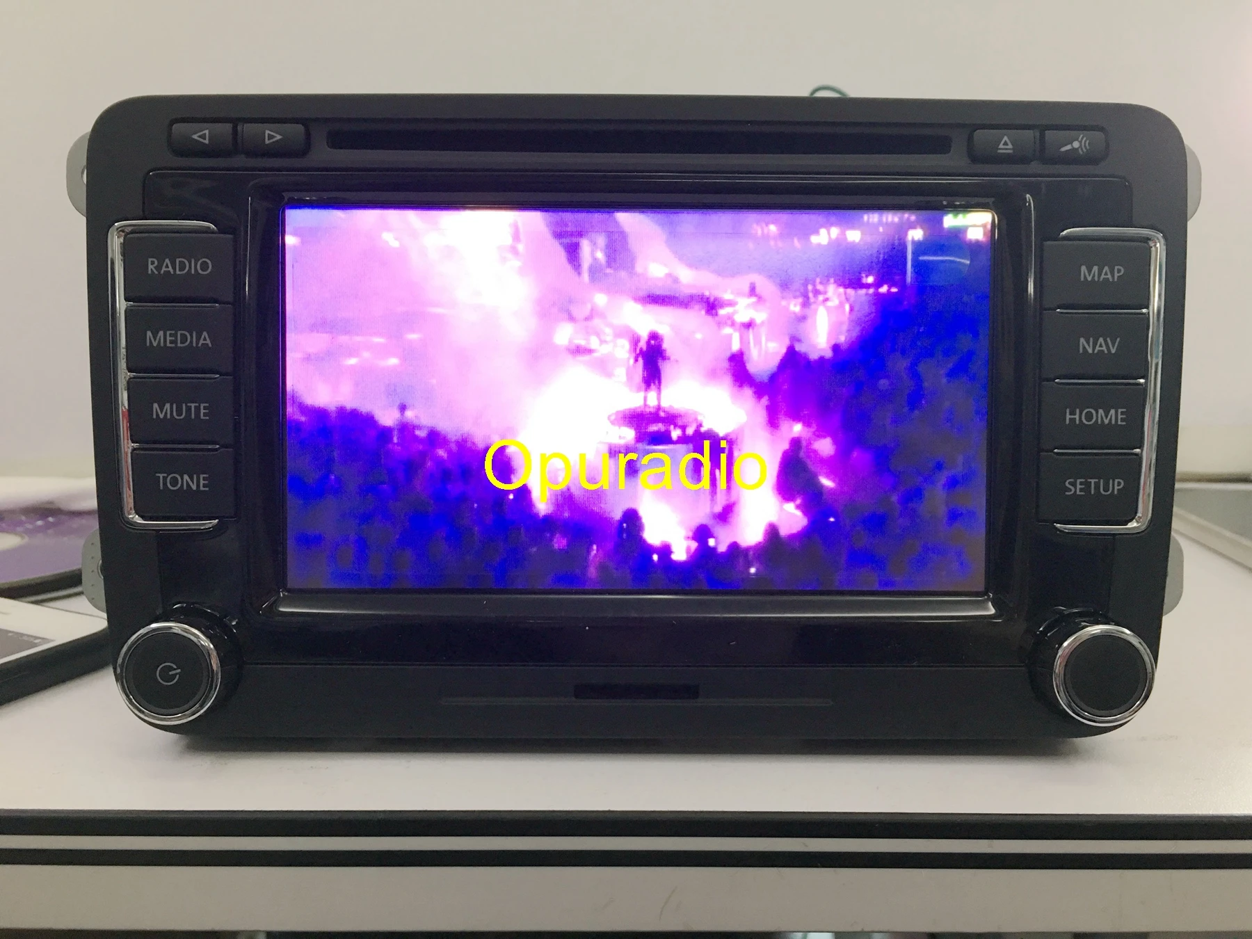 TEST GOOD RNS510 LED SERIES Radio Navigation 3CD 035 682 for VW Golf Passat Skoda DVD player | Car Multimedia Player