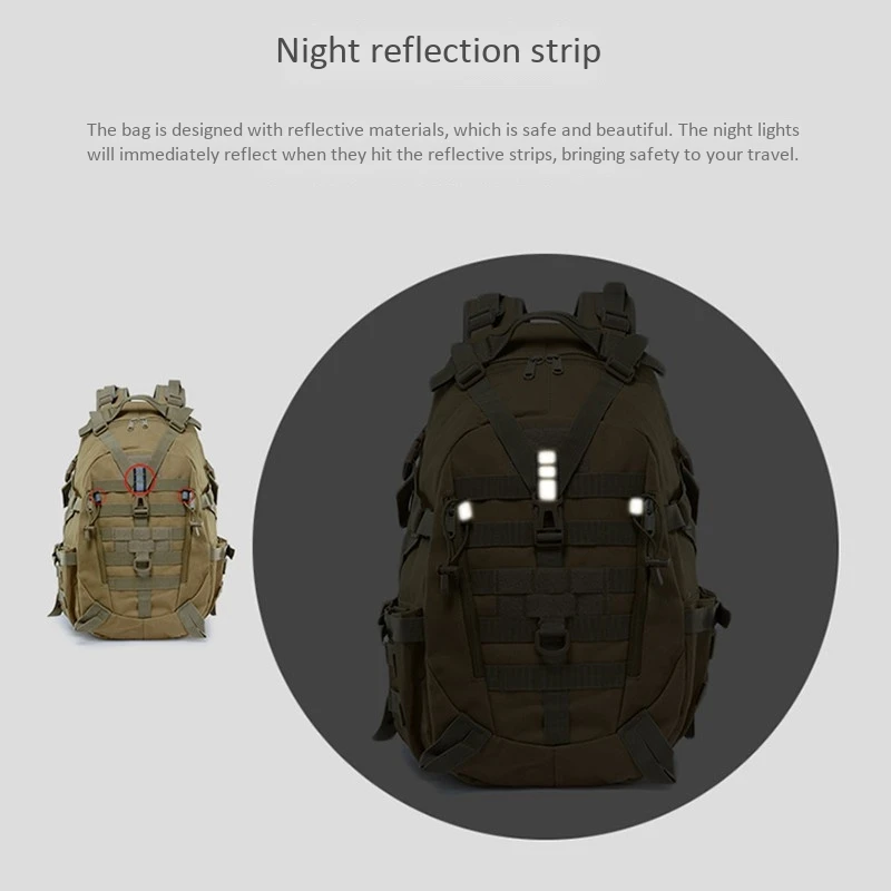 

New Sale Mountaineering Hiking Cycling Backpack l Camouflage Outdoor Backpack Professional Sports Multifunctional Backpack