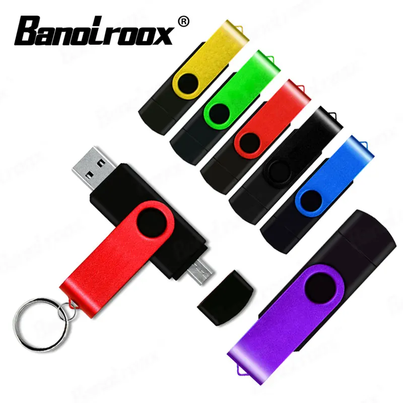USB флеш накопитель 2 в 1 8/16/32/64/128 ГБ|USB флэш-накопители| |