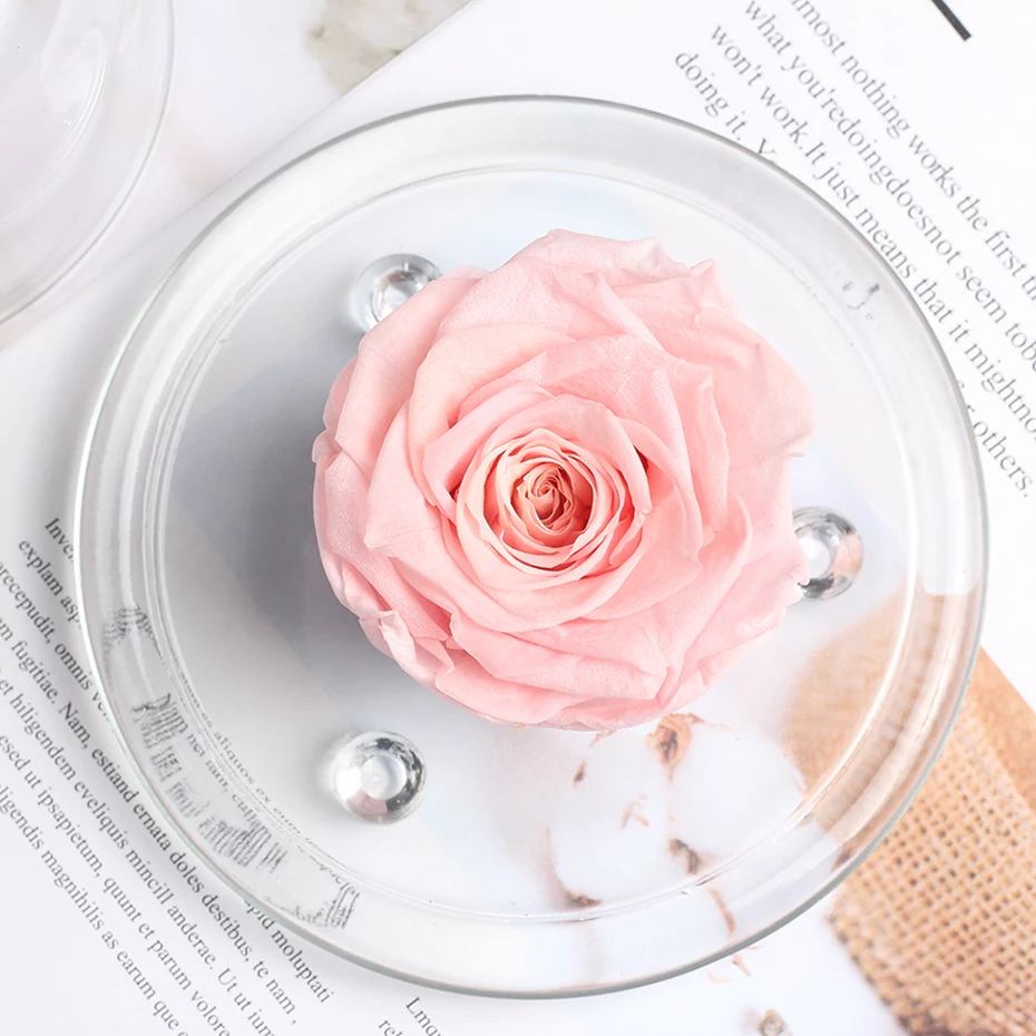 

Eternal Rose- Preserved Flower Rose In Flask Fresh Flower Rose Gift Valentine's Day Mother's Day Anniversary Birthday Day Girls