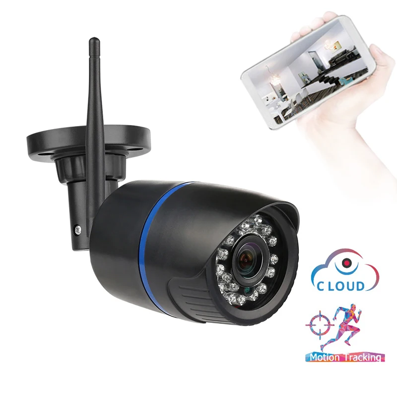 1080P Беспроводная ip камера ночного видения аудио запись P2P Onvif Видео Безопасность
